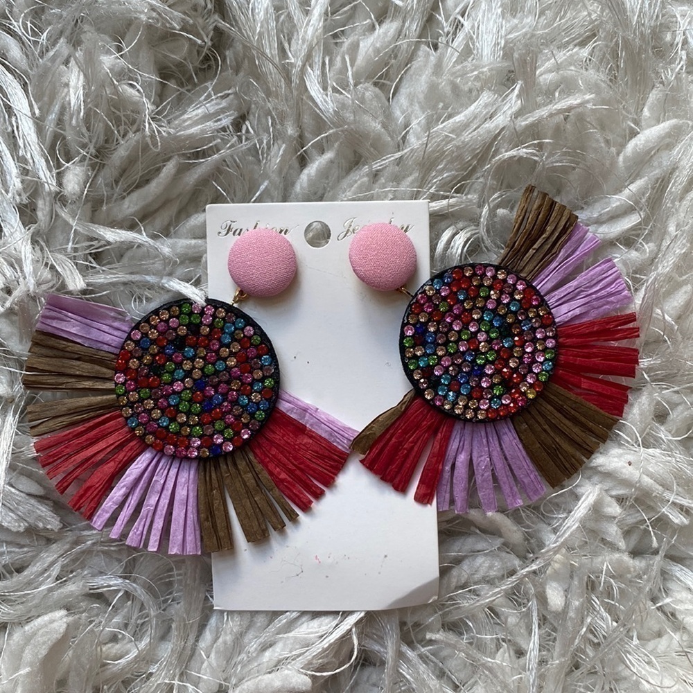Purple/Brown/Red and Multi-Color Stone